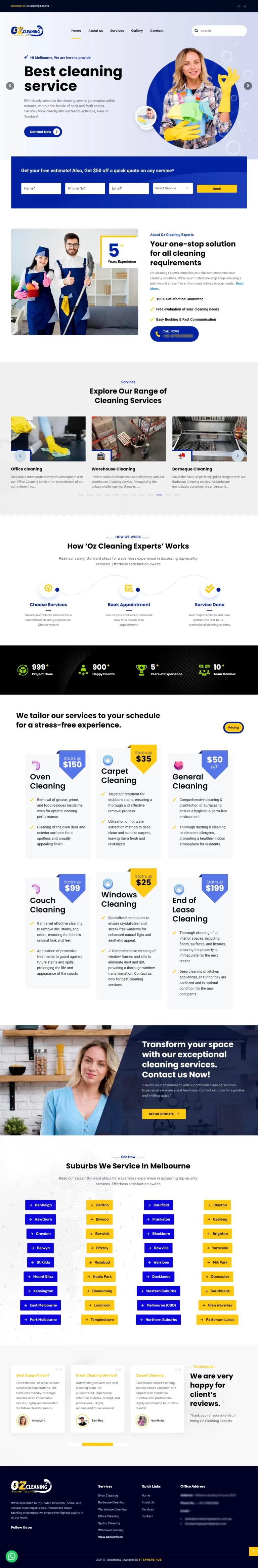 cleaning website